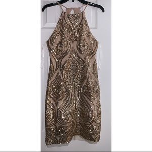 Gorgeous Gold Sequin Dress ⚜️